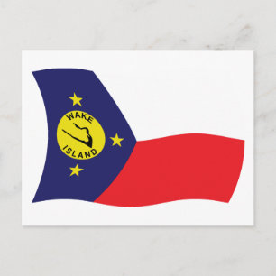 Wake Island Flag Postcard
