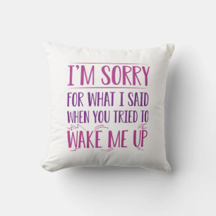 Wake Me Up Cushion