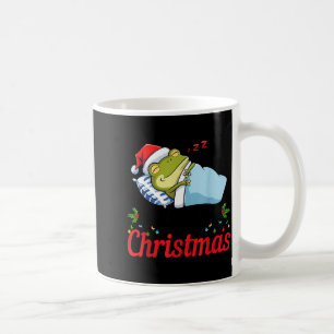 Wake Me Up When It's Christmas Cute Frog Animal Sl Coffee Mug