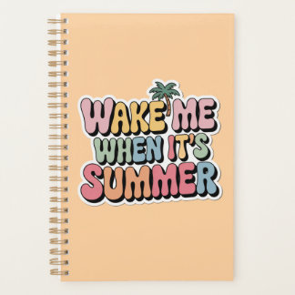 Wake Me When It’s Summer Retro Vibes Planner