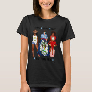 Wake Pray Slay Afro-Belizean Nan Patriotic Belise T-Shirt
