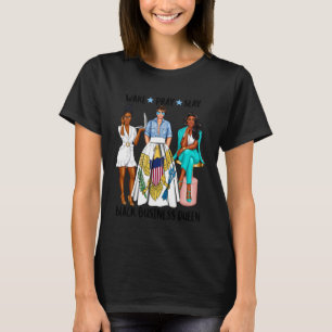 Wake Pray Slay Black Usa Virgin Island Business Qu T-Shirt