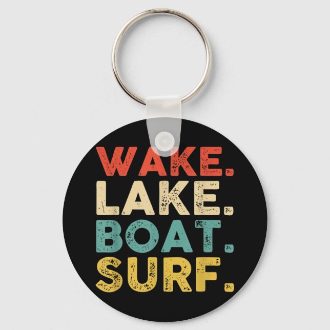 Wake Surfing Wake Surf Wake Surfing Rope Wake Surf Key Ring (Front)