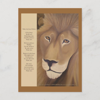 Wake the Lion Within Postcard