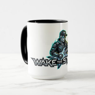 Wake The Strings Retro Future Art Mug