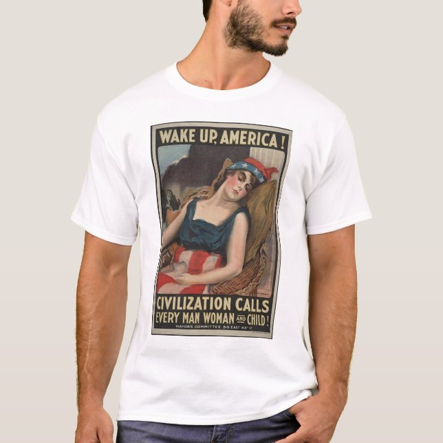 Wake Up-1917 T-Shirt (Front)