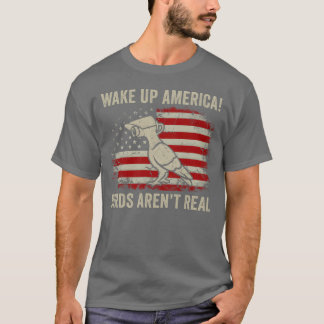 Wake Up America Birds Are Not Real Funny boy T-Shirt