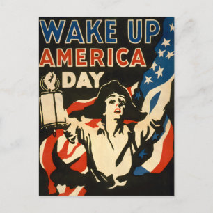 Wake Up America! Holiday Postcard