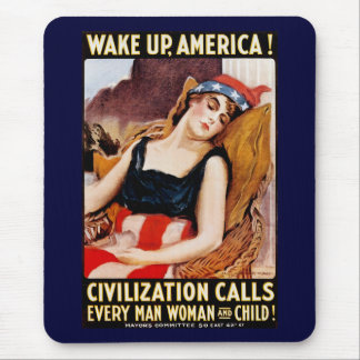 Wake Up America Mouse Mat