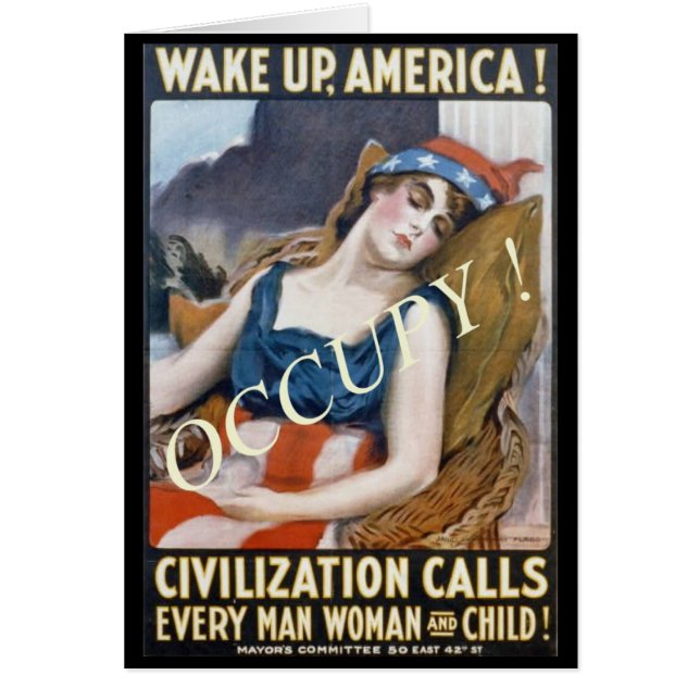 WAKE UP, AMERICA ! OCCUPY ! (Front)