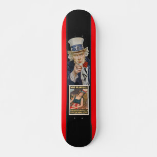 Wake Up America Poster Skateboard