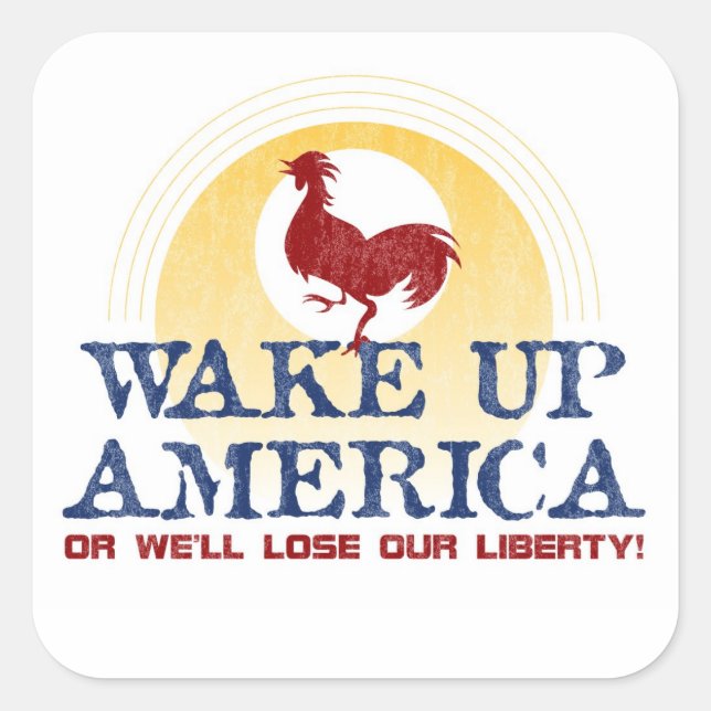 Wake Up America sticker (Front)