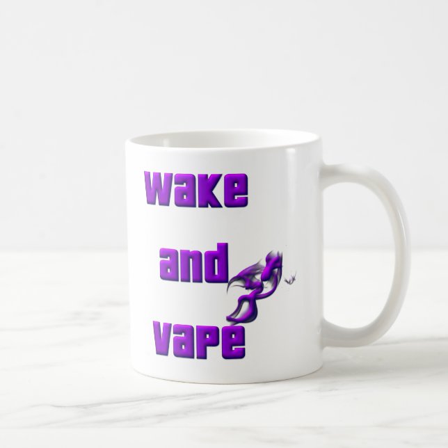 wake up and vape coffee mug (Right)
