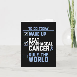 Wake Up Beat Oesophageal Cancer Rule the World 1 Card