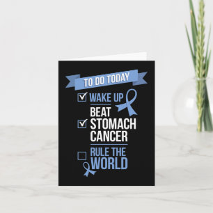 Wake Up Beat Stomach Cancer Rule the World 1 Card