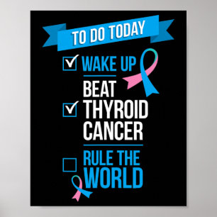 Wake Up Beat Thyroid Cancer Rule the World Poster