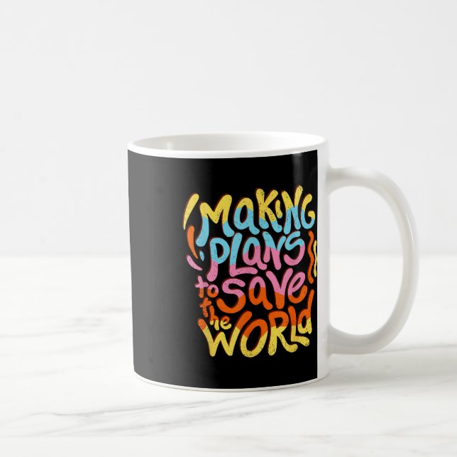 Wake-up Call Climate Change Environmental Coffee Mug (Right)