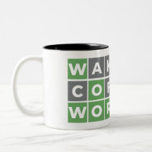 Wake Up Coffee Wordle Original 