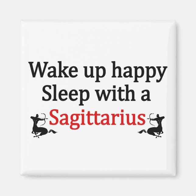 Wake Up Happy Magnet (Front)