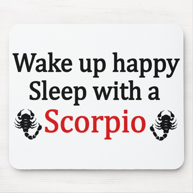 Wake Up Happy Mouse Mat (Front)