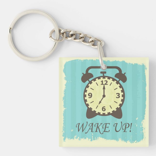 Wake up! key ring (Front)
