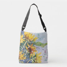 Wake up Little Suzi watercolor print tote bag
