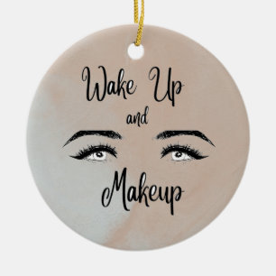 Wake up & Makeup      Ceramic Tree Decoration