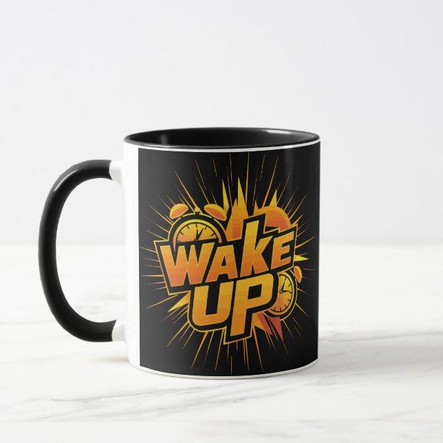 Wake up  mug (Left)