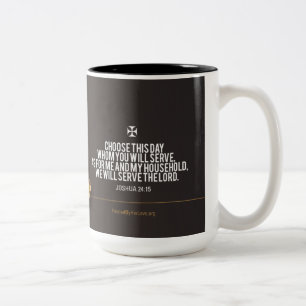 Wake Up & Smell the Incense Choose this day Two-Tone Coffee Mug
