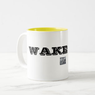 Wake Up! Two-Tone Coffee Mug
