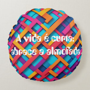 Wake Vibrant Round Cushion