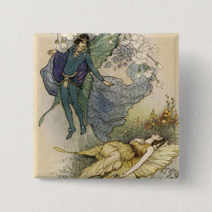 Wake When Some Vile Thing is Near 15 Cm Square Badge