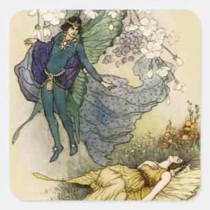 Wake When Some Vile Thing is Near Square Sticker