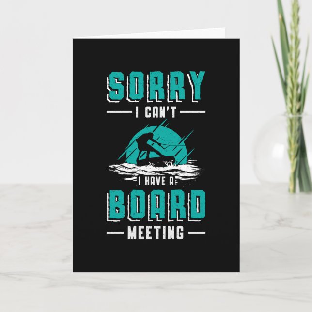Wakeboard Board Meeting Wakeboarder Wakeboarding Card (Front)