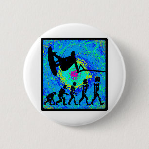 Wakeboard Evolving Colours 6 Cm Round Badge