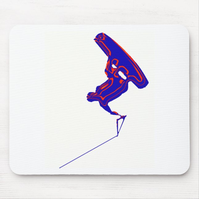 Wakeboard Flow Mouse Mat (Front)