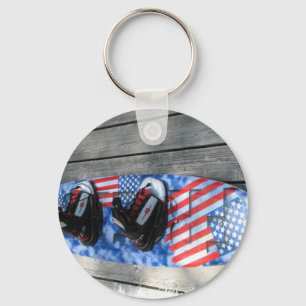 wakeboard keychain