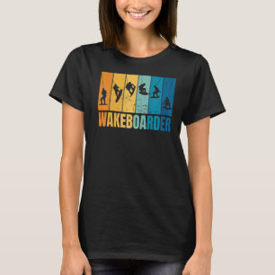 Wakeboard Lifestyle Vintage Palm Trees T-Shirt