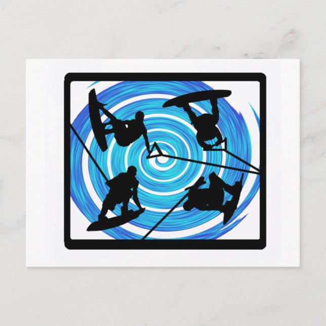 Wakeboard Nothing Compares Postcard (Front)