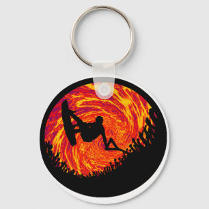 WAKEBOARD OVER SIGHTED KEY RING