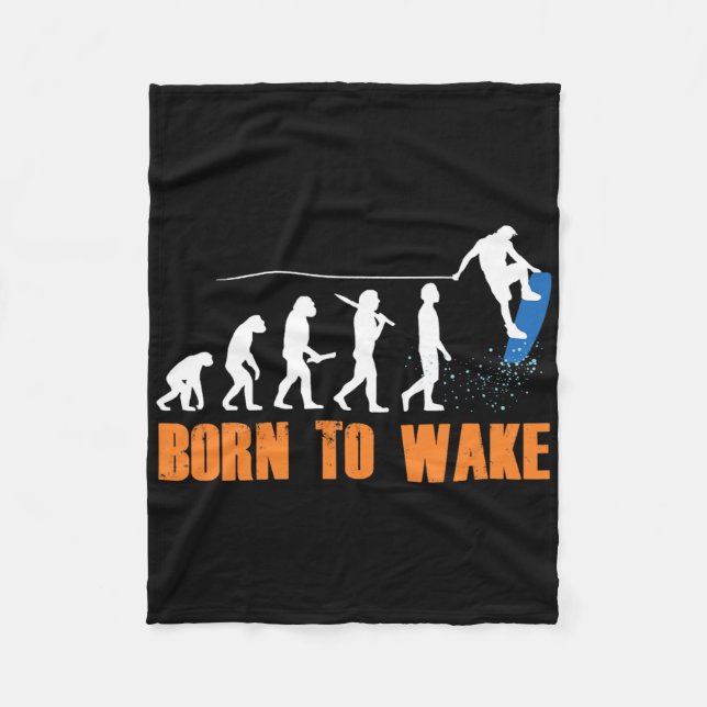 Wakeboard Wakeboarder Wakeboarding Freestyle Wake  Fleece Blanket (Front)