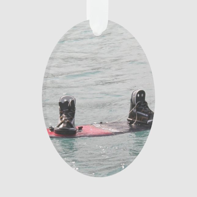 Wakeboarder Ornament (Front)