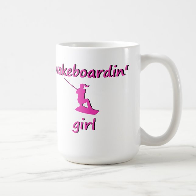 Wakeboardin' Girl Mug (Right)