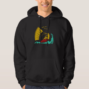 Wakeboarding Beach Water Sports Kitesurfing Kite S Hoodie