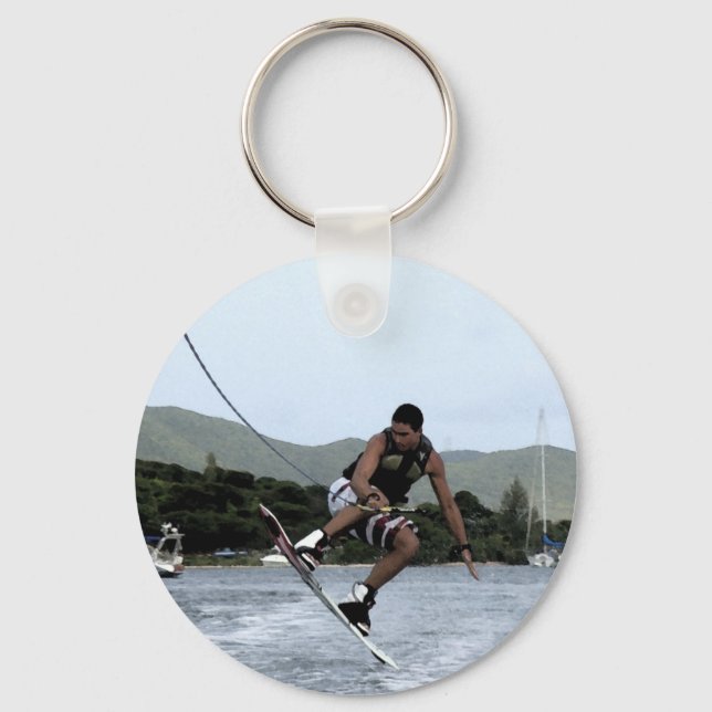Wakeboarding Key Ring (Front)
