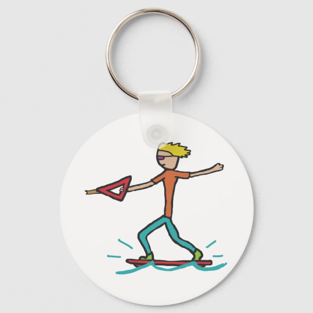 Wakeboarding Key Ring (Front)