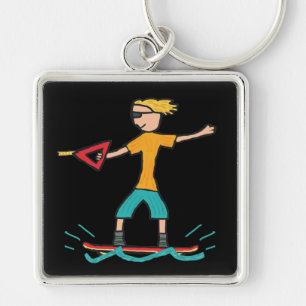 Wakeboarding Key Ring