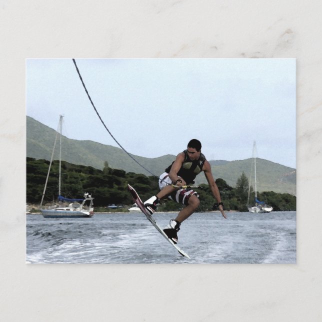 Wakeboarding Postcard (Front)
