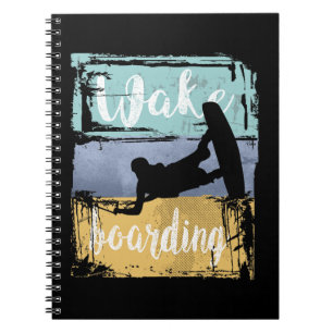 Wakeboarding Retro Wakeboarder Notebook