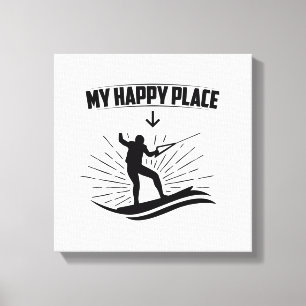 Wakeboarding Sayings   Wakeboarder Sports Gifts Canvas Print